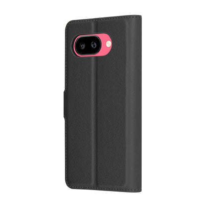 Coque pour Google Pixel 9a, Techsuit, Leather Folio, Noire