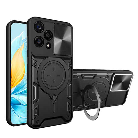 Coque pour Honor 200 Lite, Techsuit, CamGuard Pro, Noire