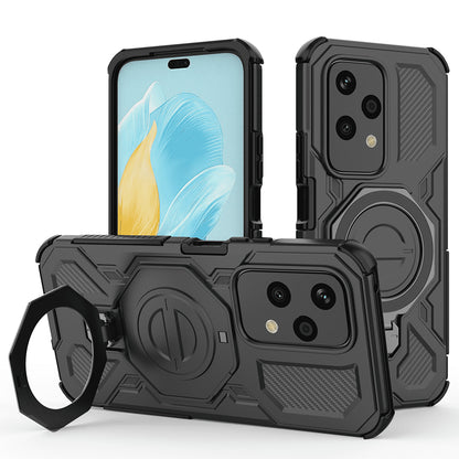 Coque pour Honor 200 Lite, Techsuit, Carbon Shield Pro, Noire