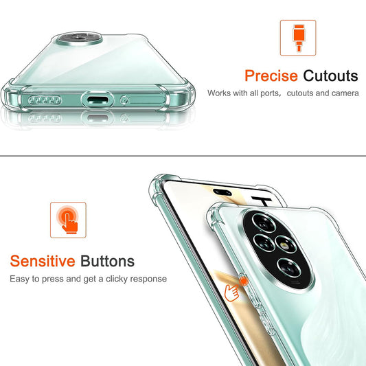 Coque pour Honor 200 Pro, Techsuit, Anti-choc Claire, Transparente