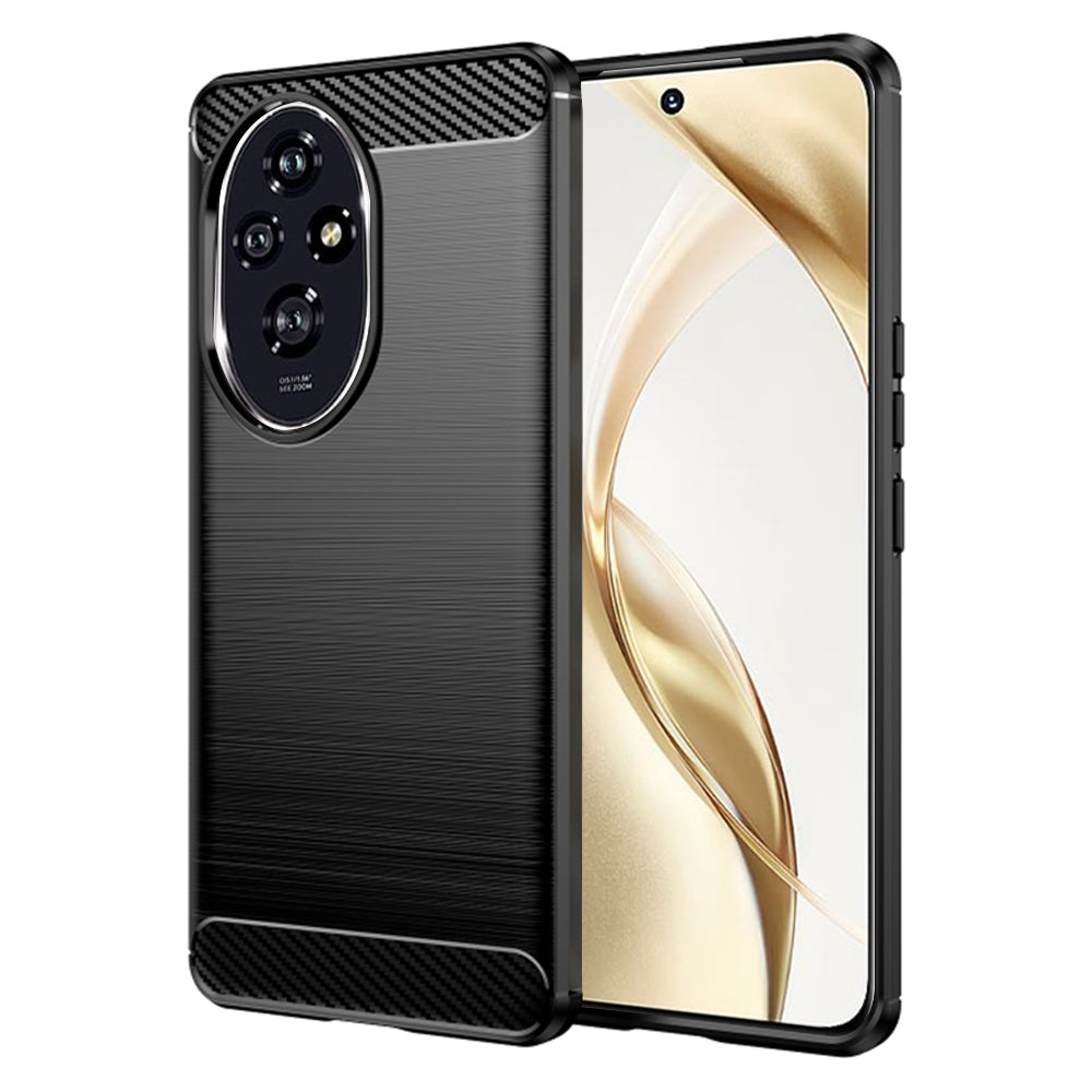 Coque pour Honor 200, Techsuit, Carbone, Noire