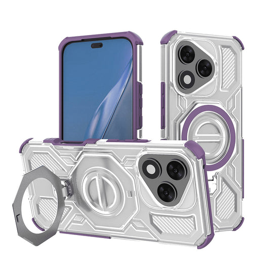 Coque pour Honor 400 Lite, Techsuit, Carbon Shield Pro, Violet