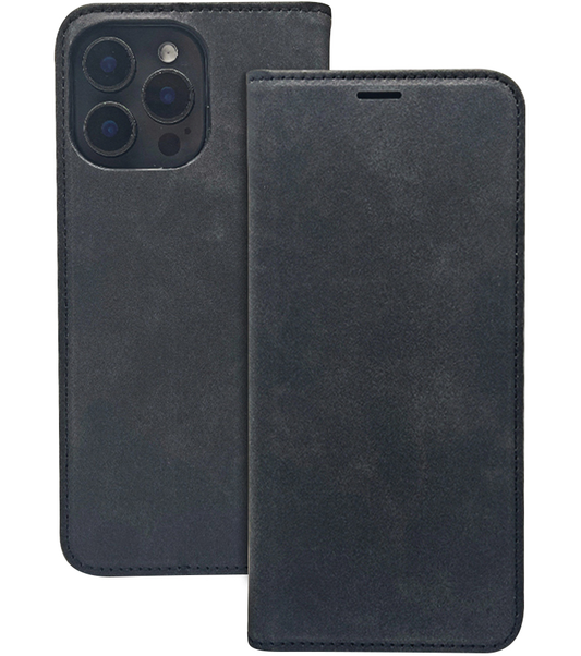 Coque pour Honor 400 Lite, OEM, Smart Suede, Noire