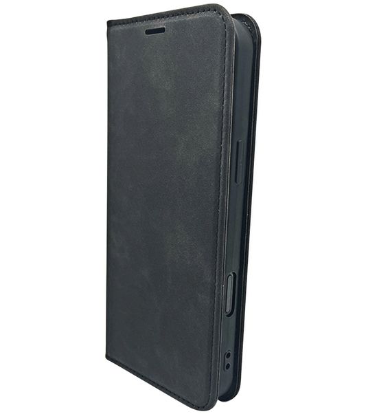 Coque pour Honor 400 Lite, OEM, Smart Suede, Noire