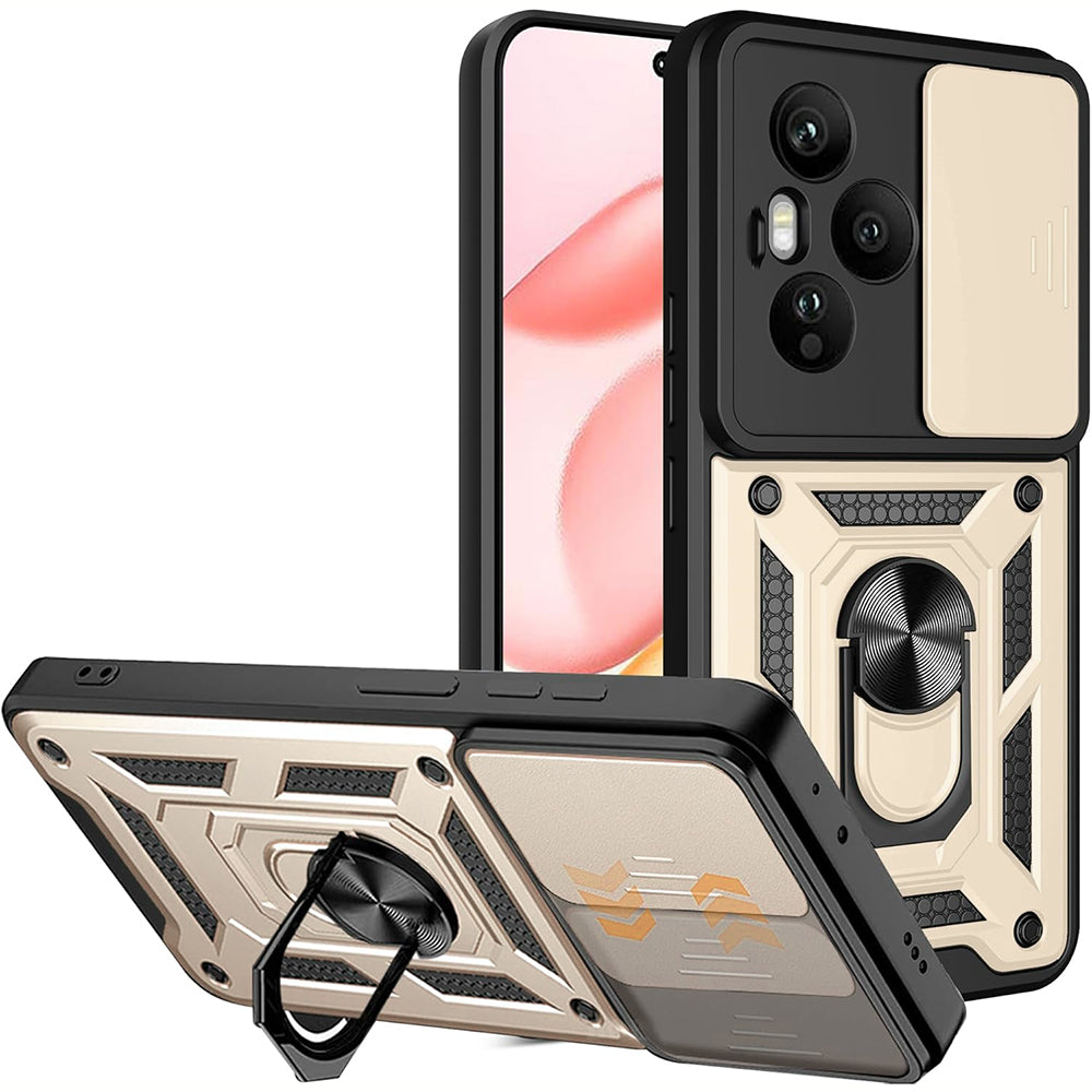 Coque pour Honor 400 Pro, Techsuit, CamShield, Dorée
