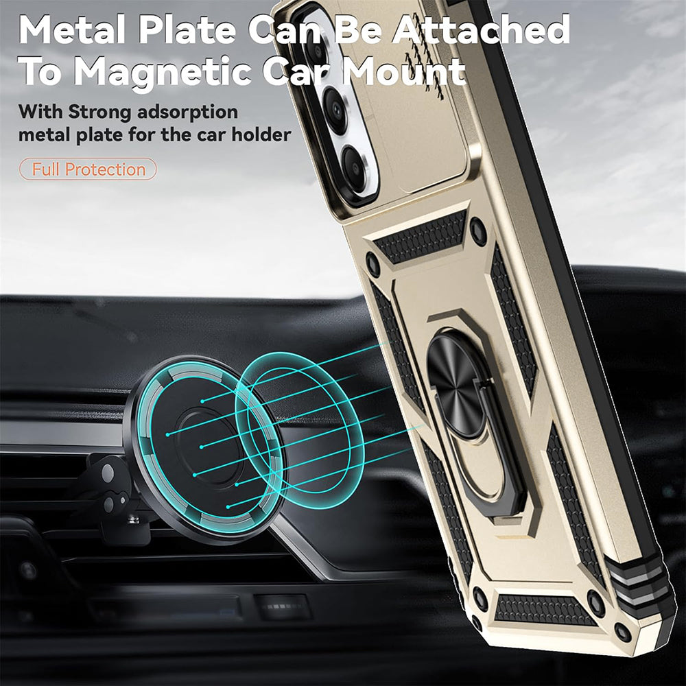 Coque pour Honor 400 Pro, Techsuit, CamShield, Dorée