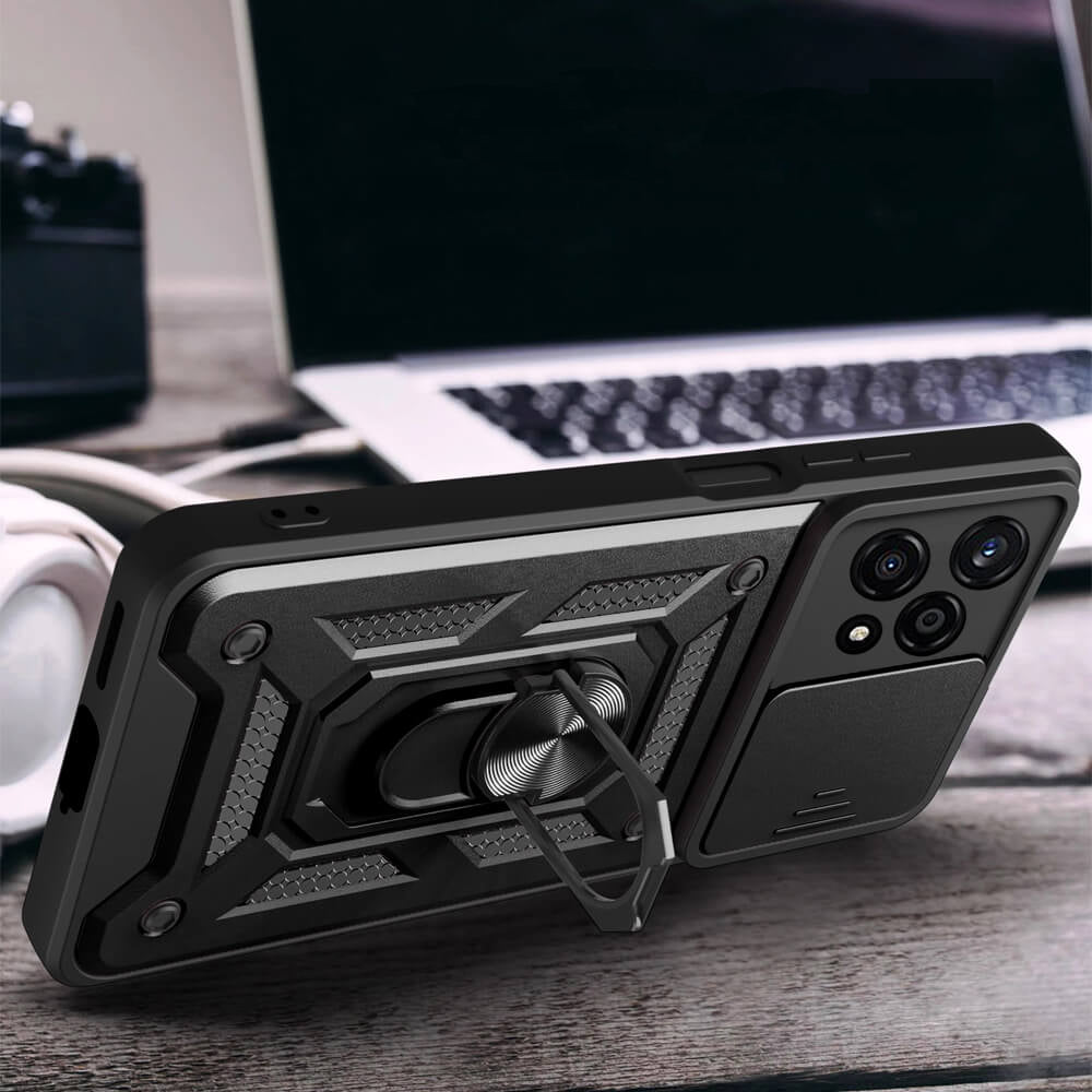 Coque pour Honor 400 Pro, Techsuit, CamShield, Vert