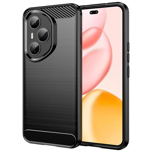 Coque pour Honor 400 Pro, Techsuit, Carbone, Noire