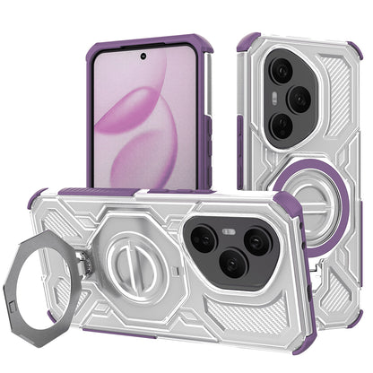 Coque pour Honor 400 Pro, Techsuit, Carbon Shield Pro, Violet