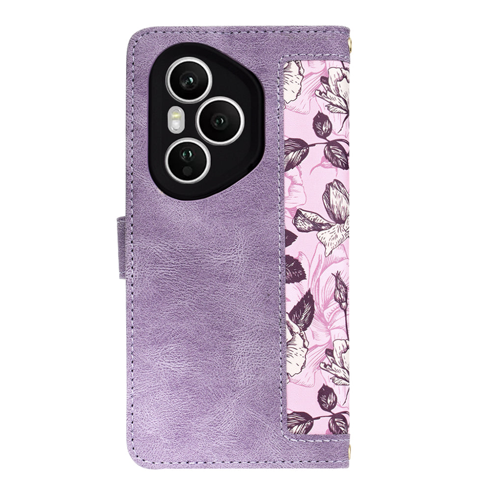 Case for Honor 400 Pro, Techsuit, FlipCraft, Purple