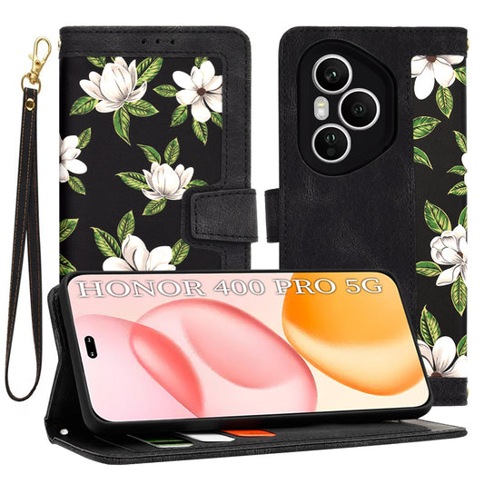 Coque pour Honor 400 Pro, Techsuit, FlipCraft, Noire