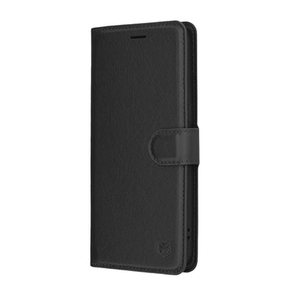 Coque pour Honor 400 Pro, Techsuit, Leather Folio, Noire