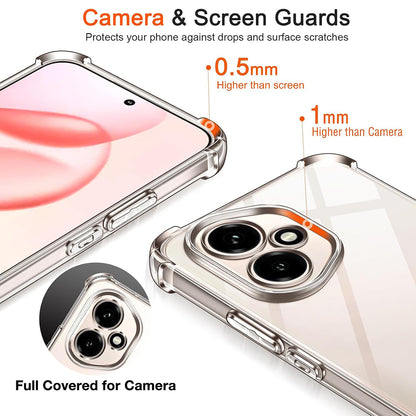 Case for Honor 400 Pro, Techsuit, Shockproof Clear, Transparent