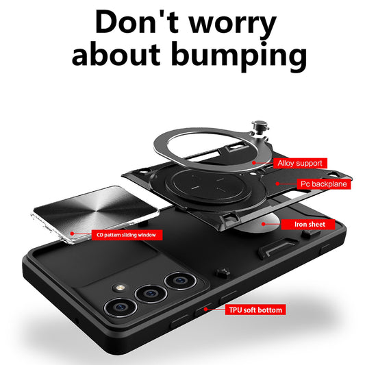 Étui pour Honor 400 Smart 4G / X7d 4G / 400 Smart 5G, Techsuit, CamGuard Pro, Bleu