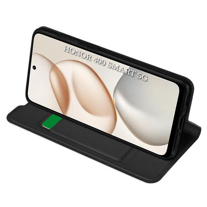 Étui pour Honor 400 Smart 4G / X7d 4G / 400 Smart 5G, Techsuit, Magskin Book, Noir