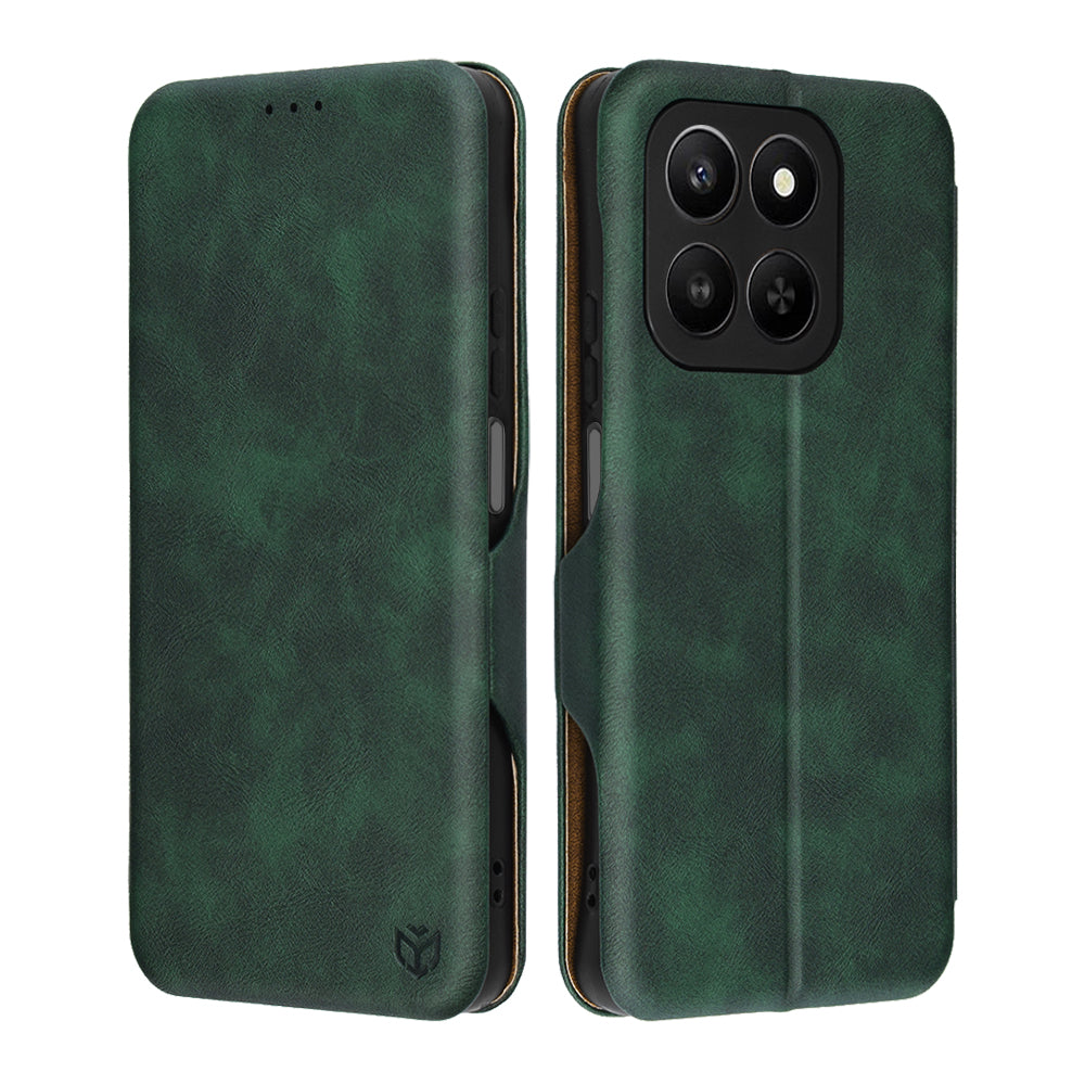 Étui pour Honor 400 Smart 4G / X7d 4G / 400 Smart 5G, Techsuit, Safe Wallet Plus, Vert