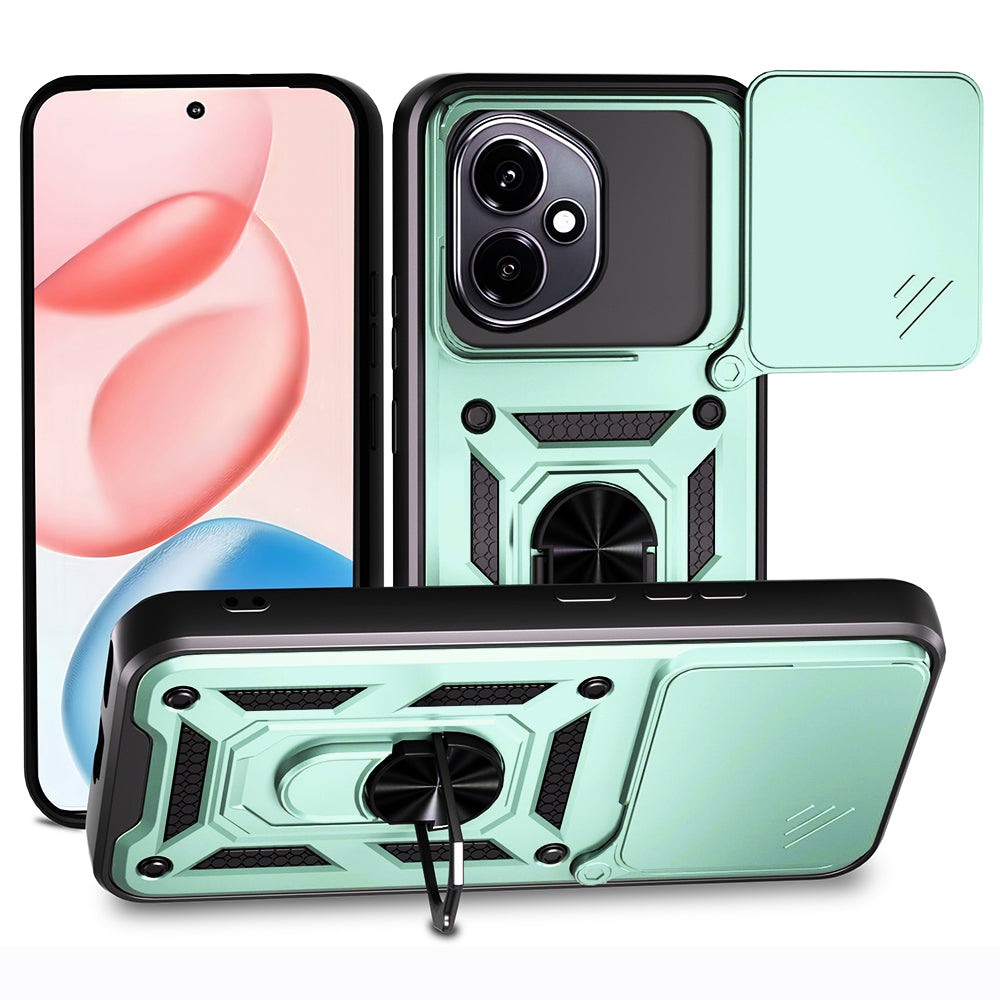 Coque pour Honor 400, Techsuit, CamShield, Vert