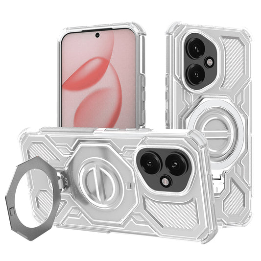 Case for Honor 400, Techsuit, Carbon Shield Pro, White