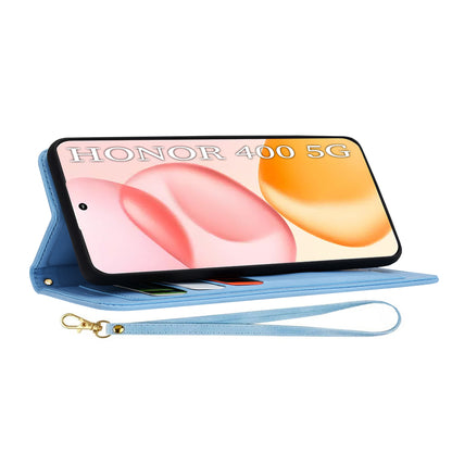 Coque pour Honor 400, Techsuit, FlipCraft, Bleu