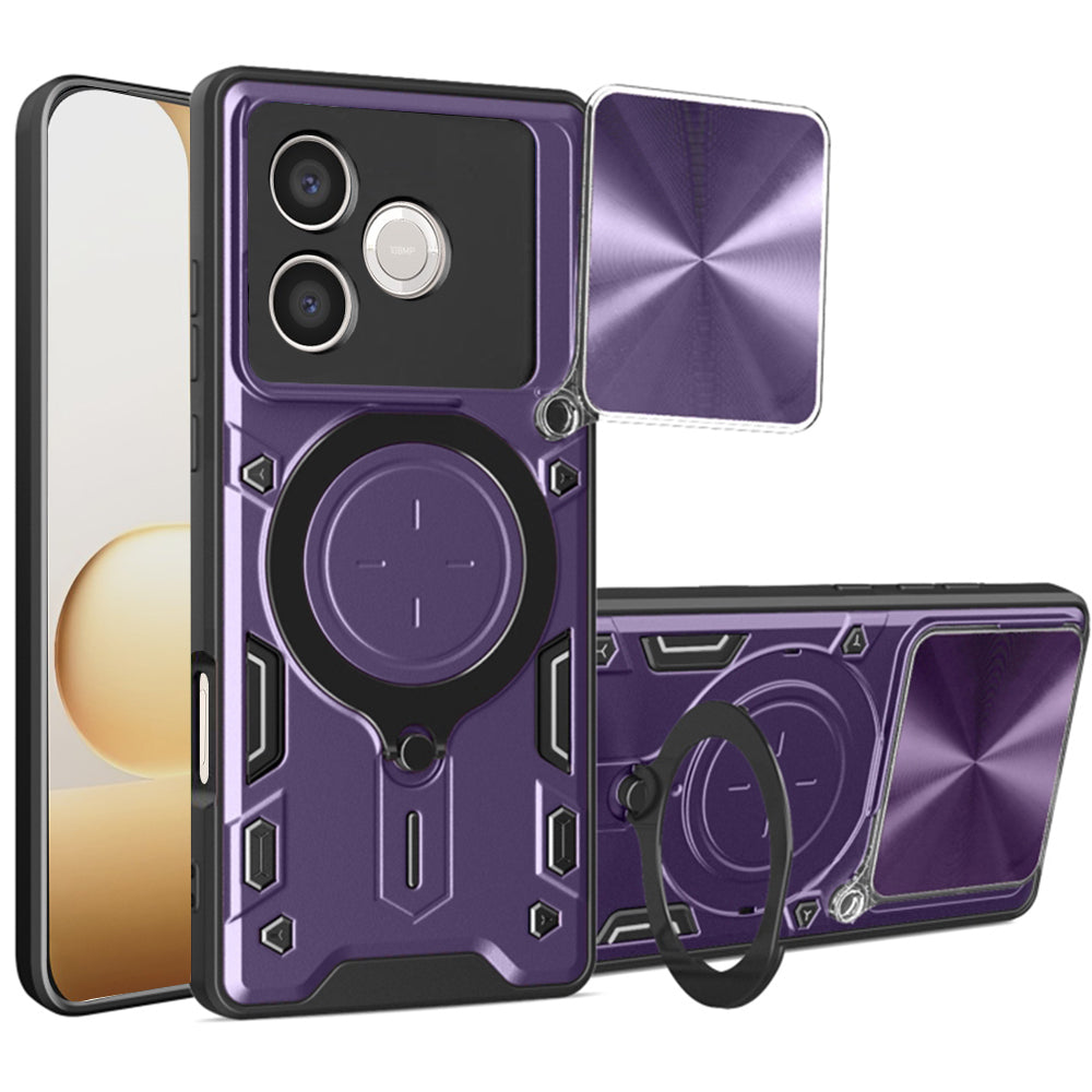 Housse pour Honor 600 Lite, Techsuit, CamGuard Pro, Violet