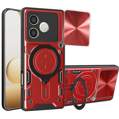 Étui pour Honor 600 Lite, Techsuit, CamGuard Pro, Rouge