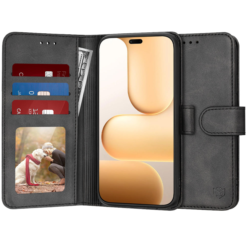 Étui pour Honor 600 Lite, Techsuit, Diary Book, Noir