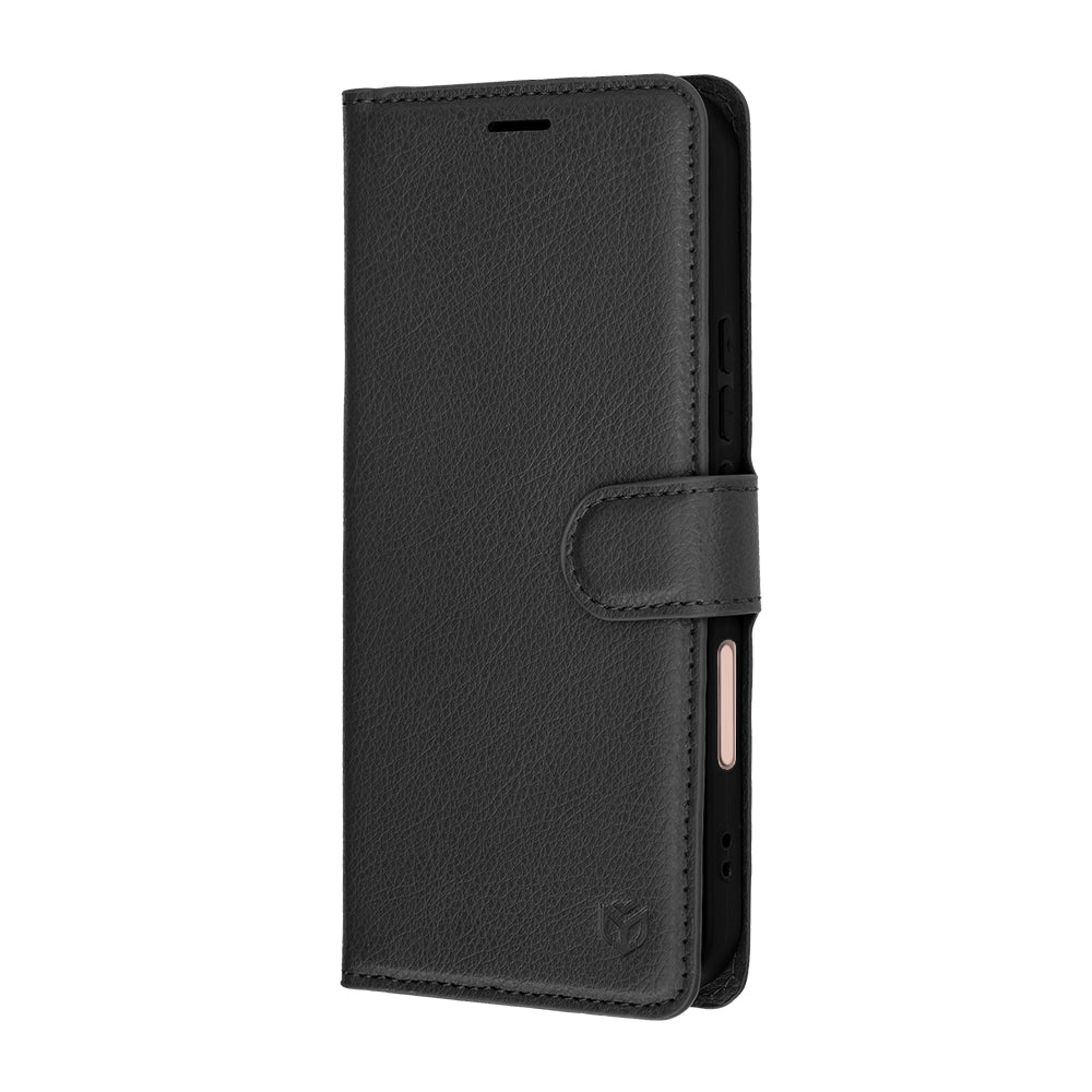 Étui pour Honor 600 Lite, Techsuit, Leather Folio, Noir