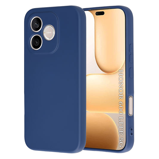 Étui pour Honor 600 Lite, Techsuit, SoftFlex, Bleu Marine