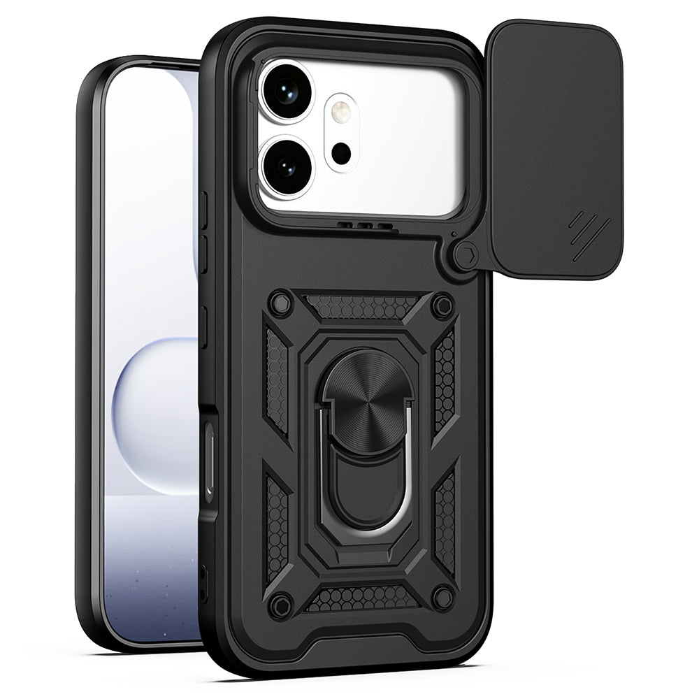Coque pour Honor 600 Pro / 600, Techsuit, CamShield, Noire