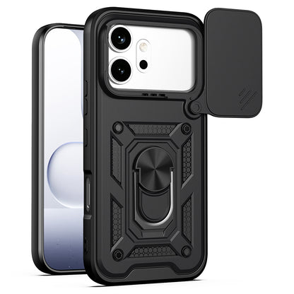 Coque pour Honor 600 Pro / 600, Techsuit, CamShield, Noire