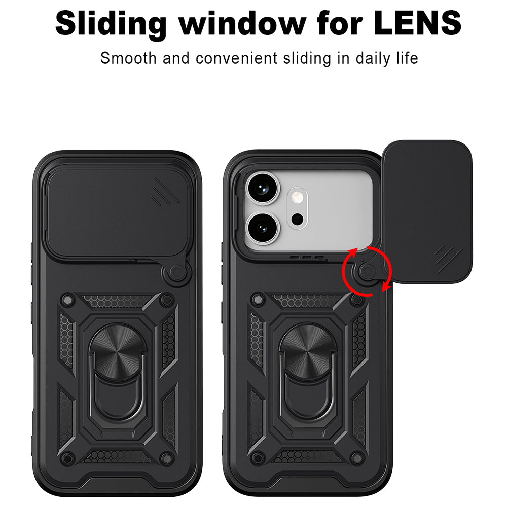 Coque pour Honor 600 Pro / 600, Techsuit, CamShield, Noire
