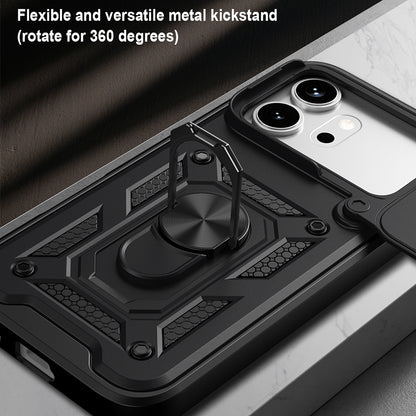 Coque pour Honor 600 Pro / 600, Techsuit, CamShield, Noire