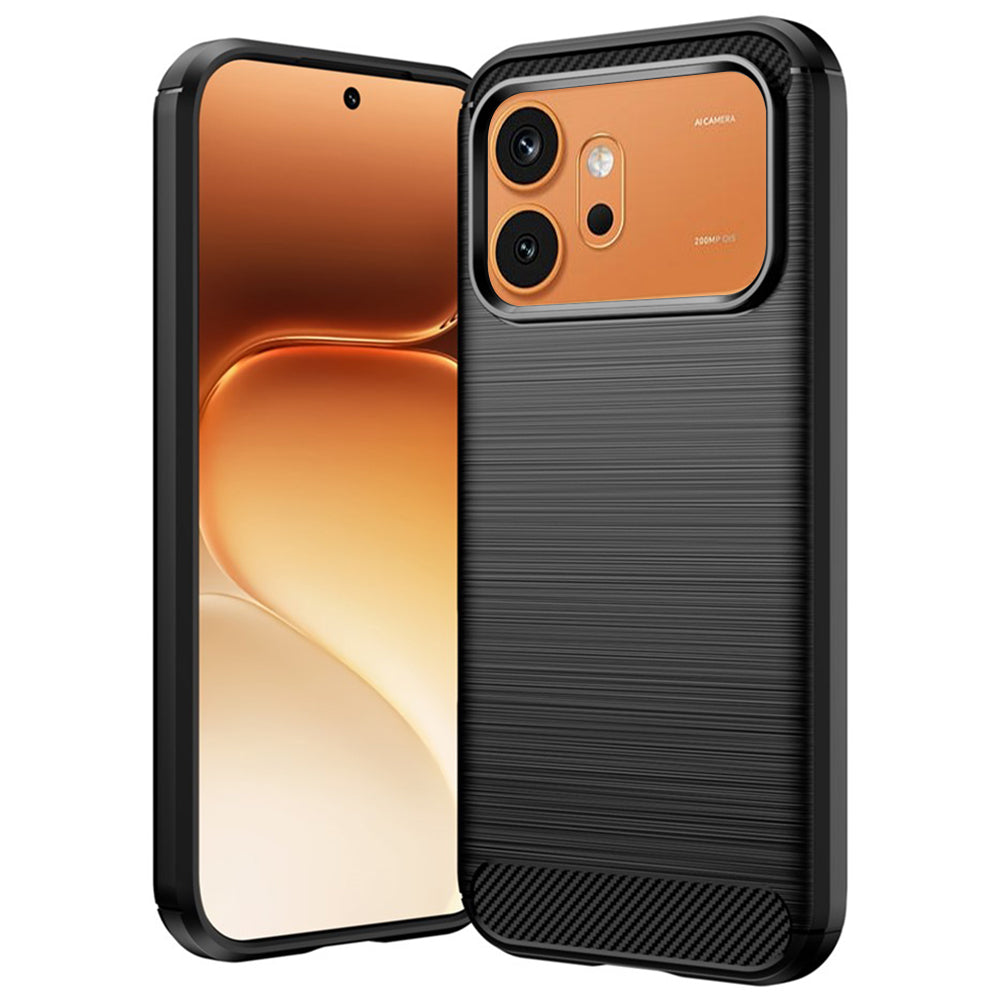 Coque pour Honor 600 Pro / 600, Techsuit, Carbone, Noire