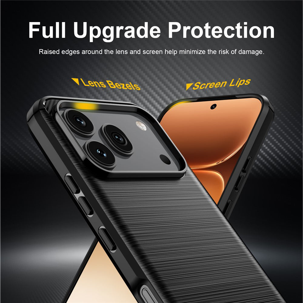 Coque pour Honor 600 Pro / 600, Techsuit, Carbone, Noire