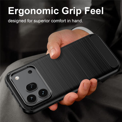 Coque pour Honor 600 Pro / 600, Techsuit, Carbone, Noire