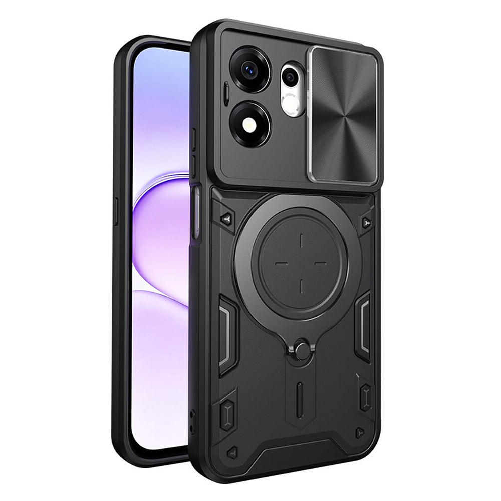 Coque pour Honor 600 Smart, Techsuit, CamGuard Pro, Noire