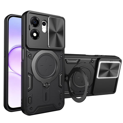 Coque pour Honor 600 Smart, Techsuit, CamGuard Pro, Noire