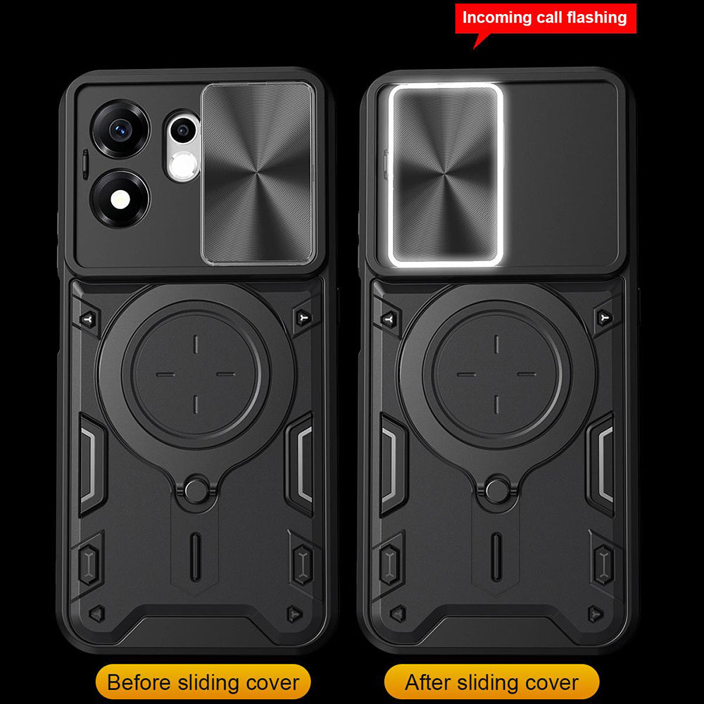 Coque pour Honor 600 Smart, Techsuit, CamGuard Pro, Noire
