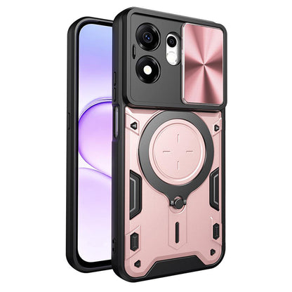 Coque pour Honor 600 Smart, Techsuit, CamGuard Pro, Rose Doré
