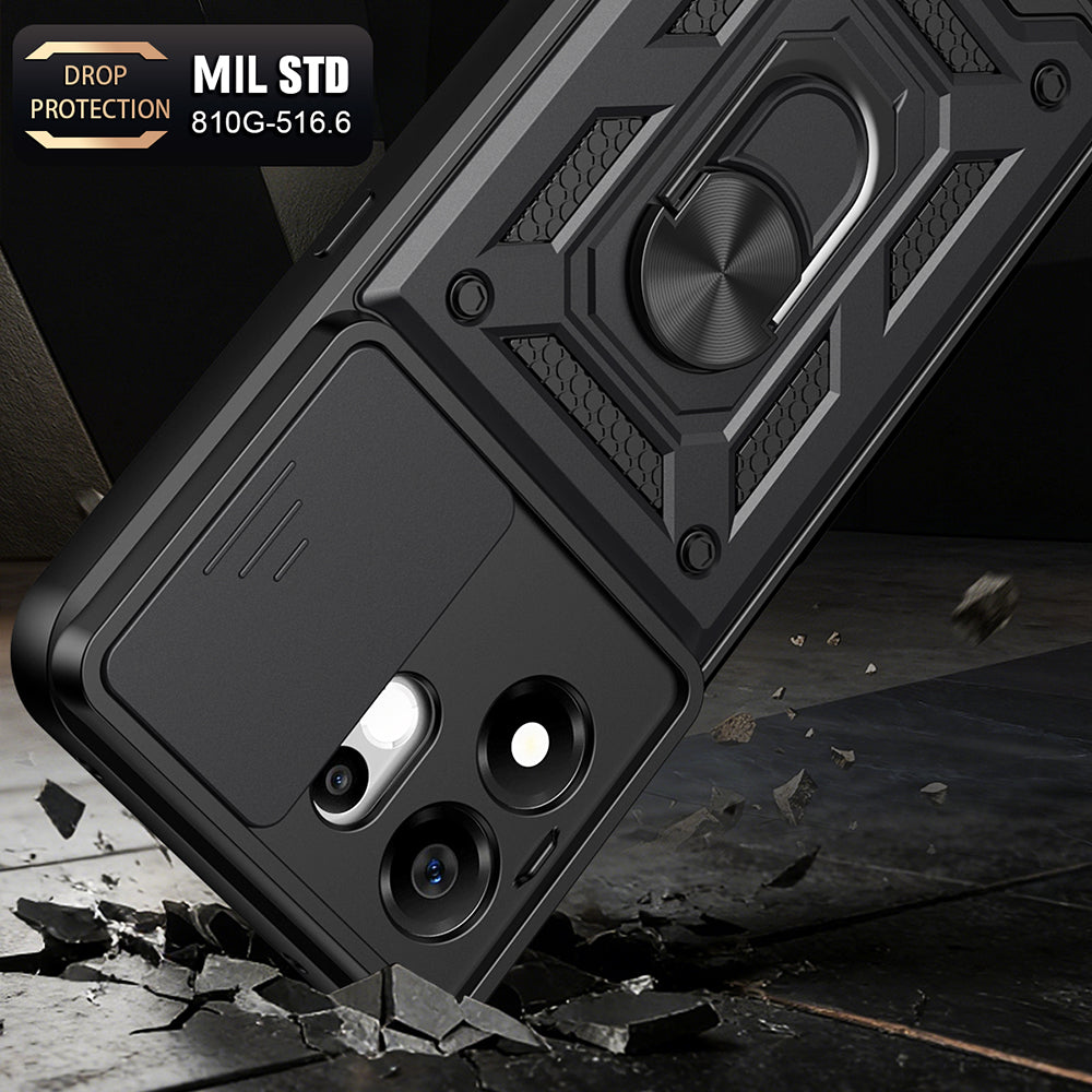 Coque pour Honor 600 Smart, Techsuit, CamShield, Vert