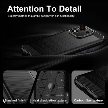 Case for Honor 600 Smart, Techsuit, Carbon, Black