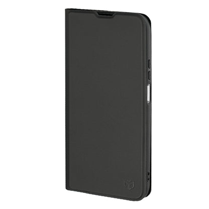 Coque pour Honor 600 Smart, Techsuit, Magskin Book Long Blitz Cutout, Noire