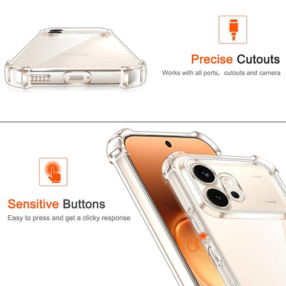 Étui pour Honor 600, Techsuit, Shockproof Clear, Transparent