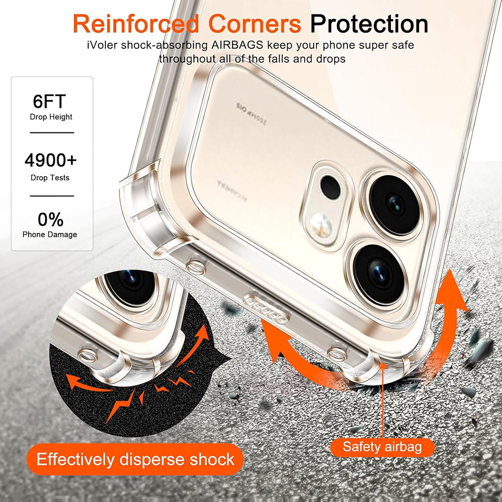 Étui pour Honor 600, Techsuit, Shockproof Clear, Transparent