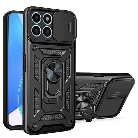Coque pour Honor 70 Lite / X6 / X8 5G, Techsuit, CamShield, Noire