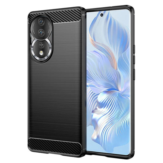 Coque pour Honor 90 / 80, Techsuit, Carbone, Noire