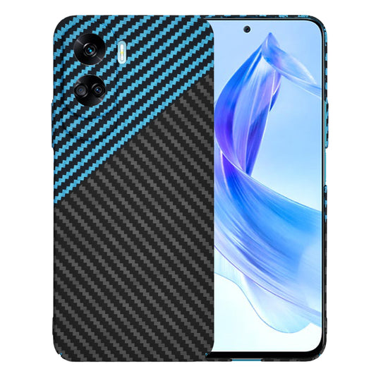 Coque pour Honor 90 Lite, Techsuit, Carbonite FiberShell, Noir Bleu