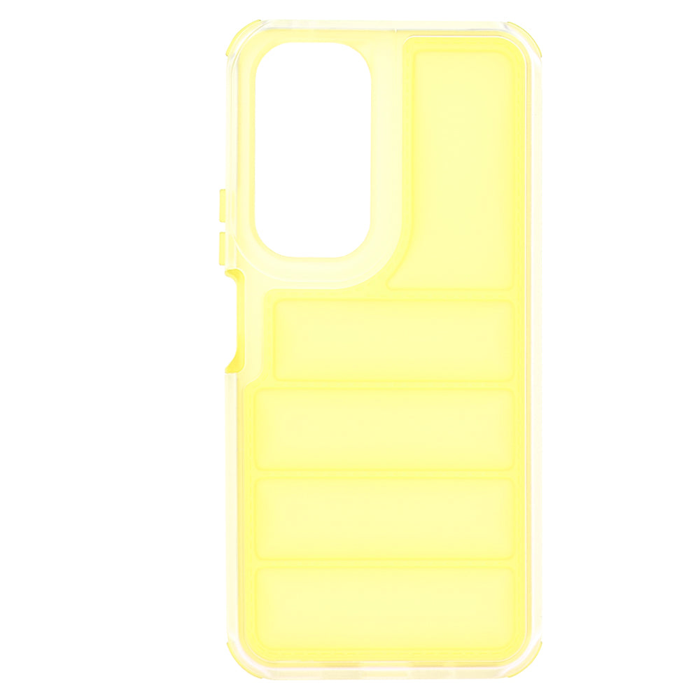 Coque pour Honor 90 Lite, Techsuit, Wave Shield, Jaune