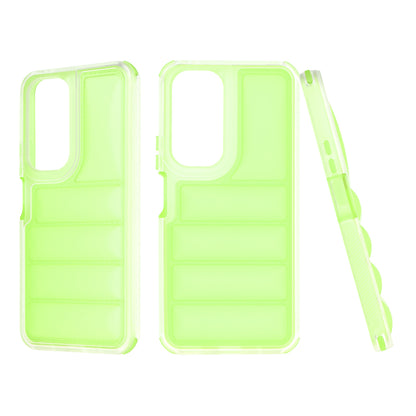 Coque pour Honor 90 Lite, Techsuit, Wave Shield, Vert