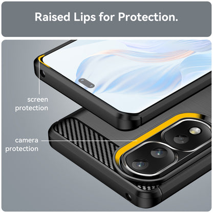Case for Honor 90 Pro / 80 Pro, Techsuit, Carbon, Black